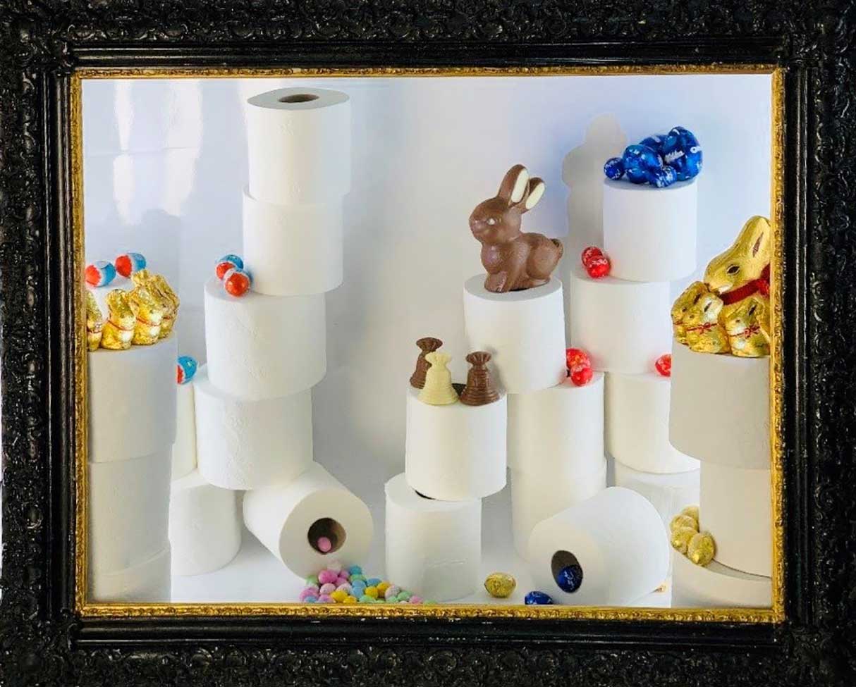 Benoît Dutour, « Chasse aux œufs imaginaire », tirage photographique, avril 2020, ©Mucem