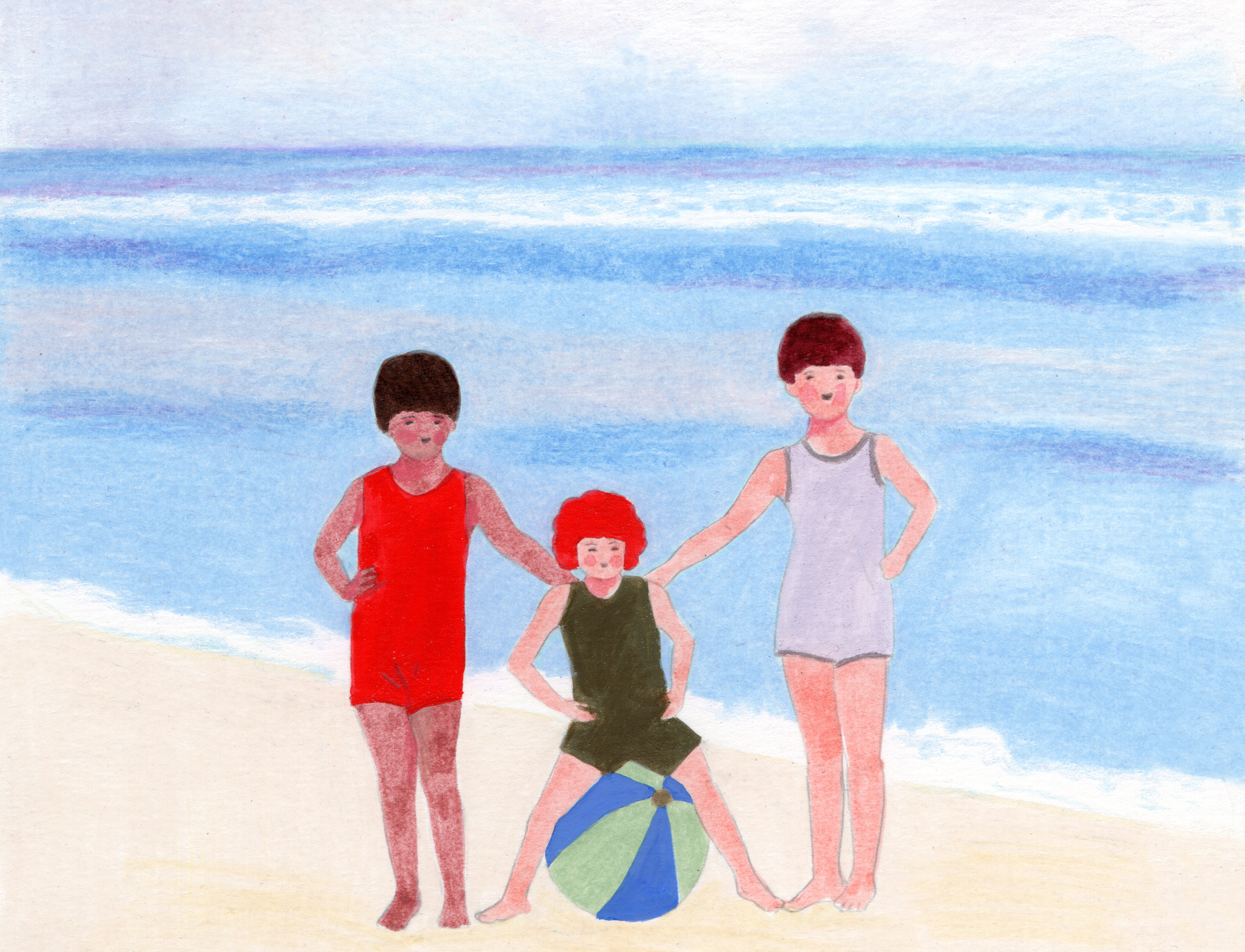 Les vacances d'été en famille © Fanny Dreyer / Mucem