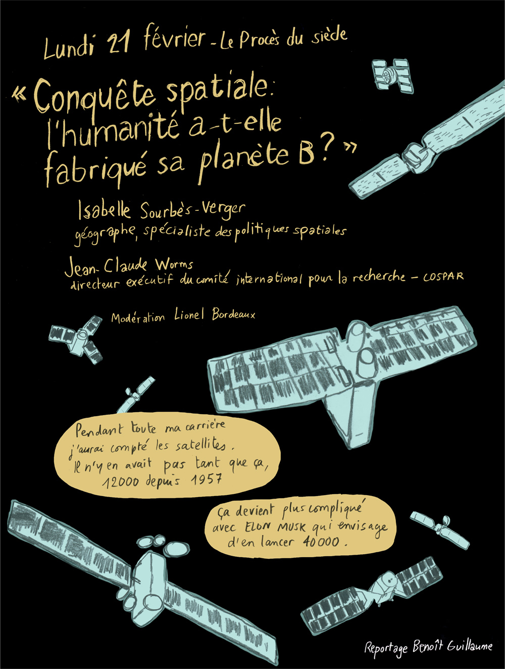 Conquête spatiale : l’humanité se projette à la recherche d’une planète B ? - Les Procès du siècle © Benoit Guillaume